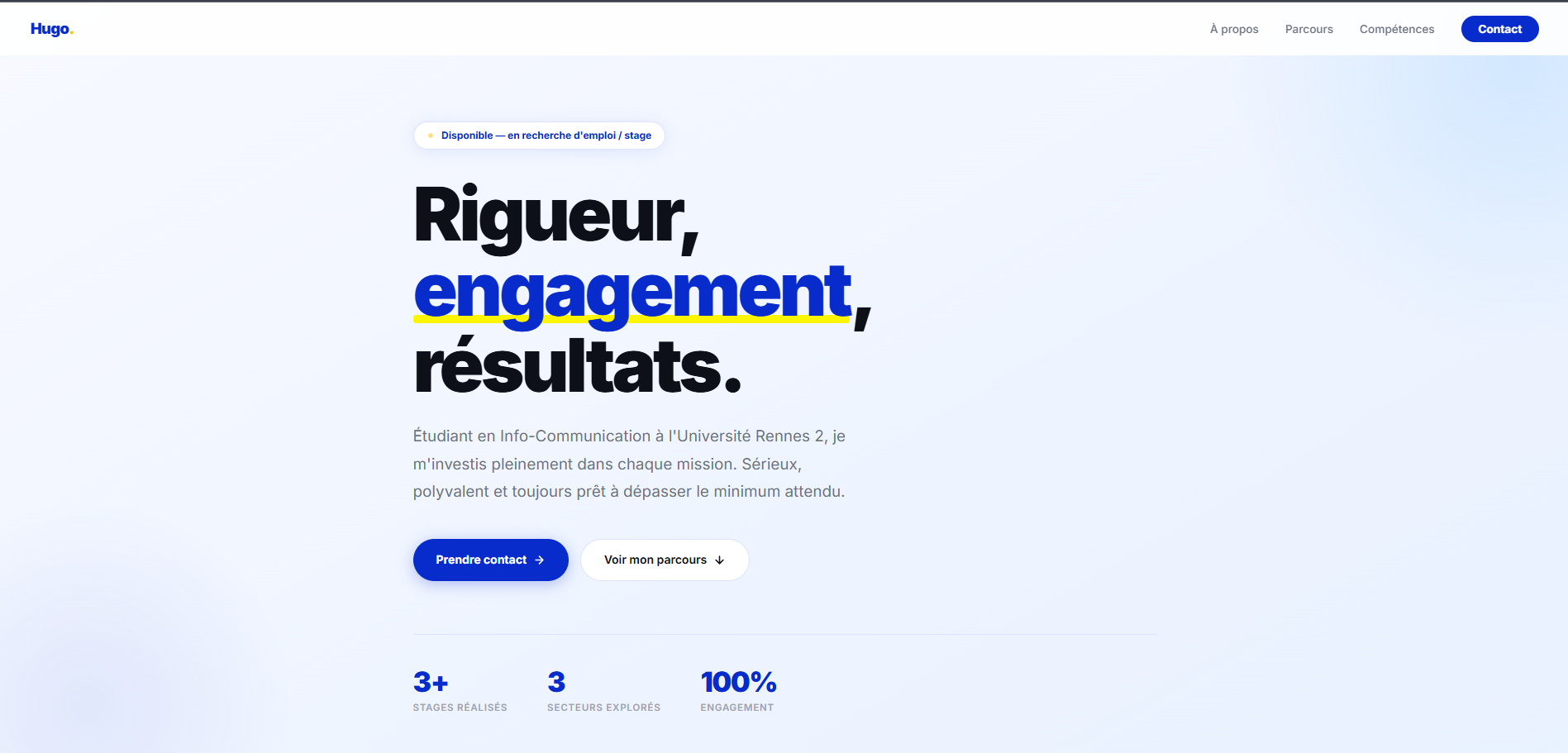 Hugo GUILLORE | Portfolio